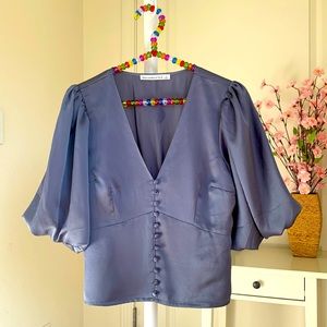 Abercrombie & Fitch puff sleeve blouse size small
